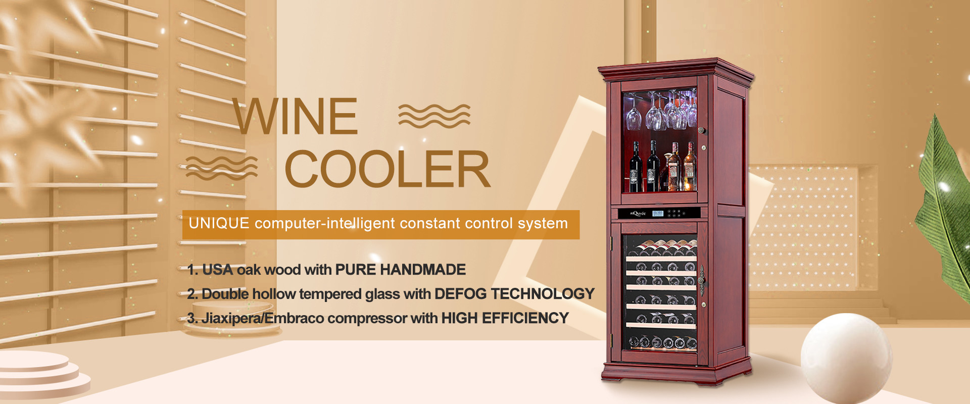 quality Wine Cooler Cabinet factory