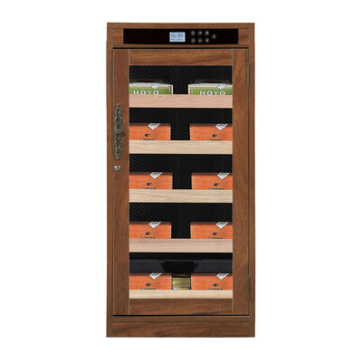 Good price Luxury Wooden Electric Cigar Cooler Humidor Cabinet with Digital Climate Control and Ultra-Quiet Thermoelectric System online