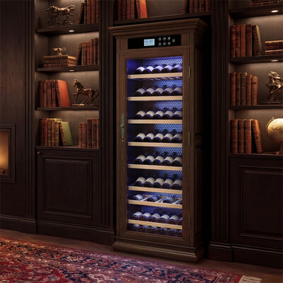Good price Sleek Contemporary Sturdy Wooden Frame Kitchen Wine Cooler Cabinet online
