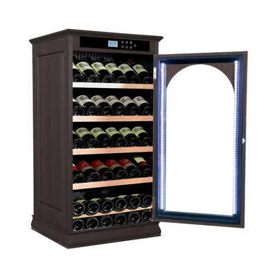 Good price Dark Wood Wine Cooler Cabinet with Smart Touch Control and 36 Bottle Capacity online
