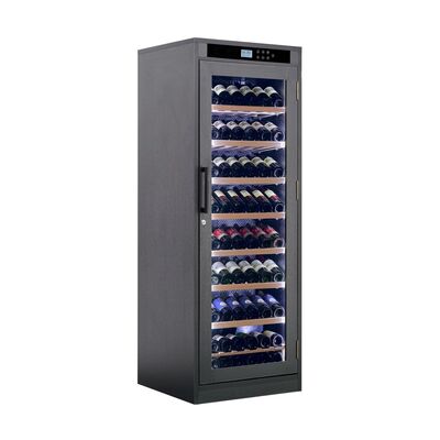 Good price Wood Wine Cooler Cabinet with Digital Control Panel, LED Lighting & Water-resistant Construction for Home or Bar online
