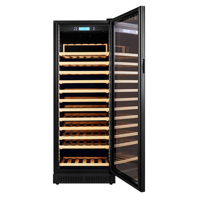 Good price Single Zone Kitchen Wine Cooler with Digital Display, LED Lighting and Solid Wood Construction online