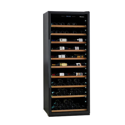 Good price Single Zone Black Wine Cooler Cabinet with Touch Control Screen and Double Pane Glass Door online