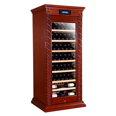 Good price Temperature Controlled Solid Wood Wine Cooler with Glass Door for Premium Wine Storage online