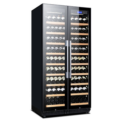 Good price Dual-Zone Wine Cooler Cabinet with Digital Touch Control and UV-Protected Glass Doors online