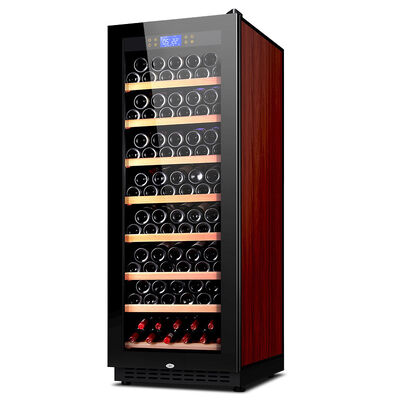 Good price Freestanding Wooden Wine Cooler Cabinet with Digital Touch Control and Adjustable Shelves online
