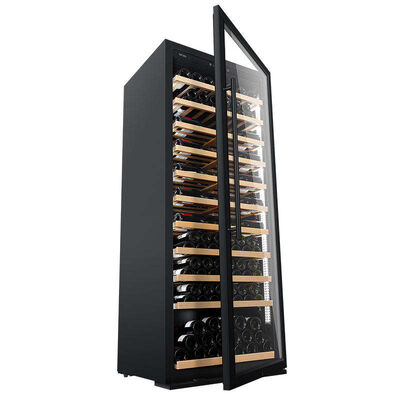 Good price Wood Wine Cooler with Precision Temperature Control UV-Protected Glass Door and Natural Wood Shelves online