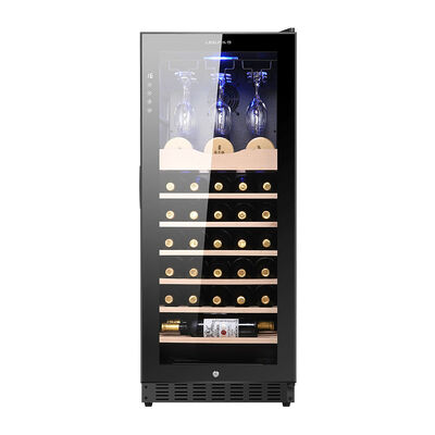 Good price Single Zone Wood Wine Cooler with Adjustable Shelves Smart Touch Control and Less than 42 dB Noise for Home Bar online