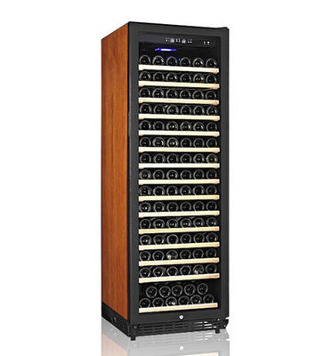 Good price Elegant Wooden Exterior Digital Temperature Control Wine Cooler Cabinet with LED Lighting online