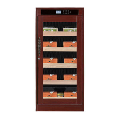 Good price Large Capacity Wooden Electric Cigar Cooler with Adjustable Humidity Control Humidor Cabinet online