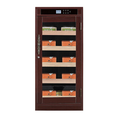 Good price Luxury Wooden Frame Electric Cigar Humidor Cabinet with Thermoelectric Cooling and Smart Digital Touch Control online