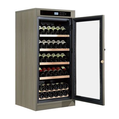Good price Light Wood Wine Cooler Cabinet with Digital Temperature Control and Adjustable Shelves online