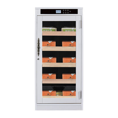 Good price Smart Digital Touch Control Electric Cigar Humidor Cabinet with Lockable Glass Door and Built-in Humidification System online