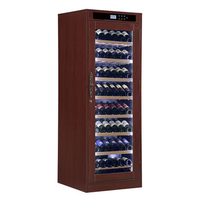 Good price Modern Kitchen Wine Cooler Cabinet with Digital Touch Control Panel and Locking Glass Door online