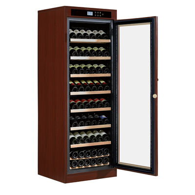 Good price Precision Temperature Control Wood Wine Cooler Cabinet with Digital Touch Panel and Wooden Shelving online
