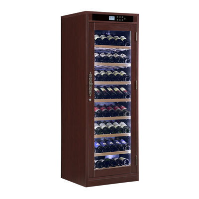Good price Spacious Storage Capacity Wood Wine Cooler with Lockable Glass Door and Precision Temperature Control online