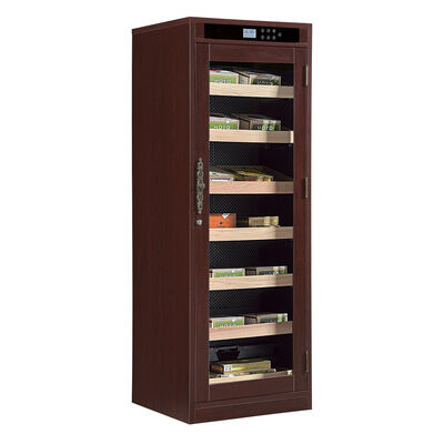 Good price Wooden Frame Electric Cigar Cooler Humidor Cabinet with Lockable Glass Door and Digital Touch Screen online
