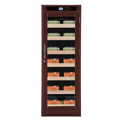 Good price High-capacity Cigar Cooler Humidor Cabinet with Digital Control Panel and Ultra-Quiet Thermoelectric System online