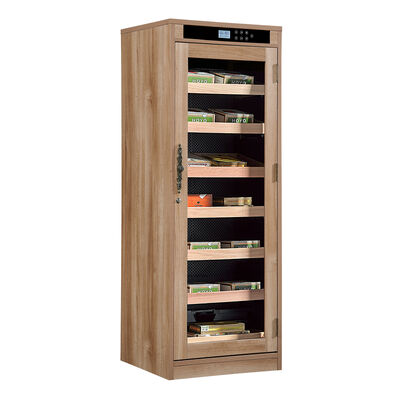 Good price Solid Wood Frame Electric Cigar Humidor Cabinet with Lockable Glass Door and Adjustable Humidity Control online