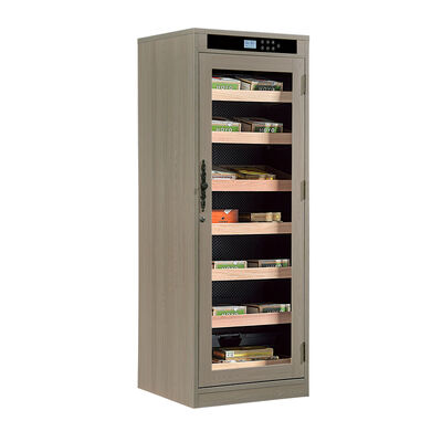 Good price Wooden Frame Electric Cigar Cooler with Consistent Humidity Control and Glass Door Secure Locker online