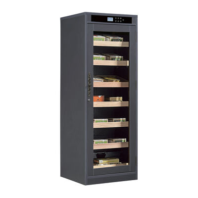 Good price Sturdy Wood Electric Cigar Humidor Cabinet with Digital Control Panel and Built-in Humidification System online