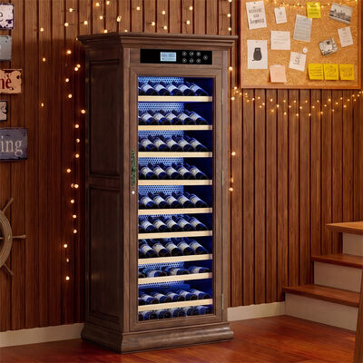 Good price Luxury Refrigerator Wood Wine Cooler With Dual Zone Temperature Control online