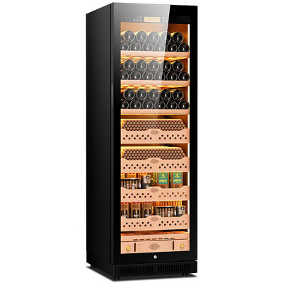 Good price Spanish Cedar Cigar Cooler Humidor With Digital Temperature & Humidity Control online