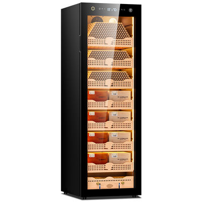 Good price Premium 8 Layer Electronic Cigar Humidor Cabinet With Spanish Cedar Shelves online