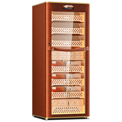 Good price Electronic Cigar Humidor Cabinet With Constant Temperature Control & LED Light online