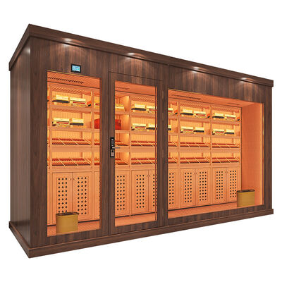 Good price Walk-In Cigar Cooler Humidor With Precise Climate Controlled For Retail Lounges online