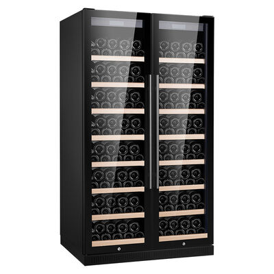 Good price Dual Door Large Capacity Fridge Wine Cooler Cabinet With Locker online