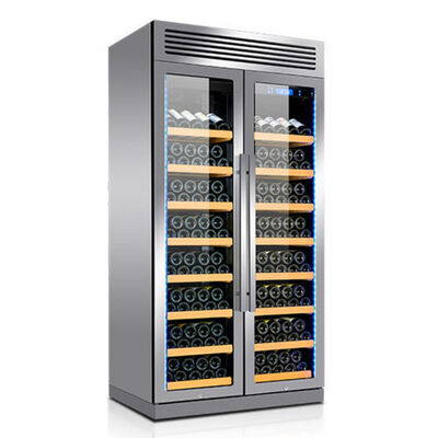 Good price Wine Cooler Cabinet Stainless Steel Fridge With Digital Temperature Control online