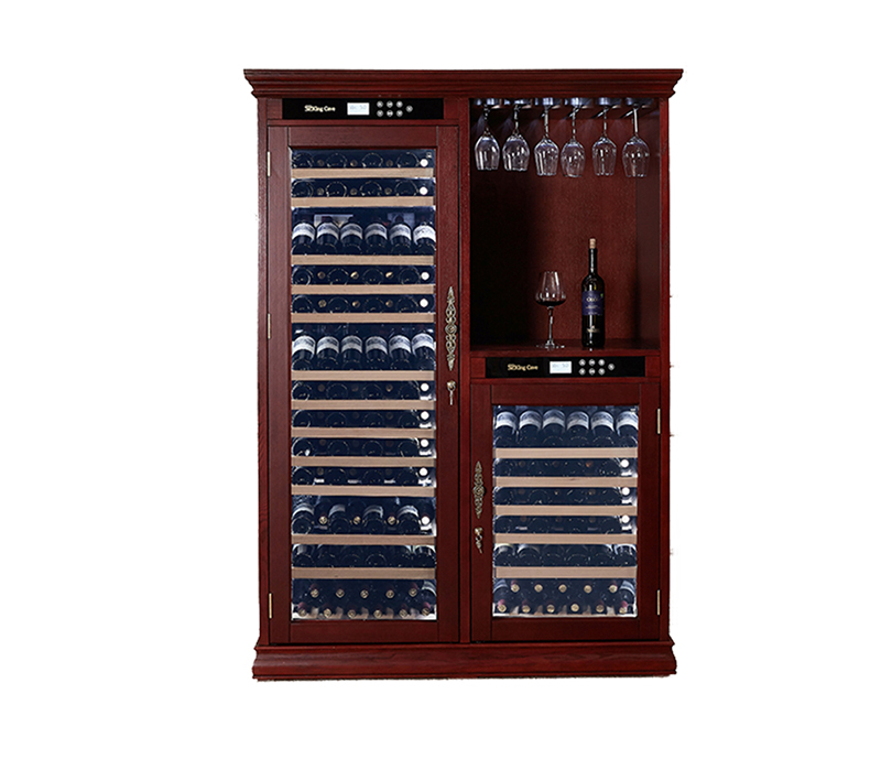 oak wine cooler cabinet (6)